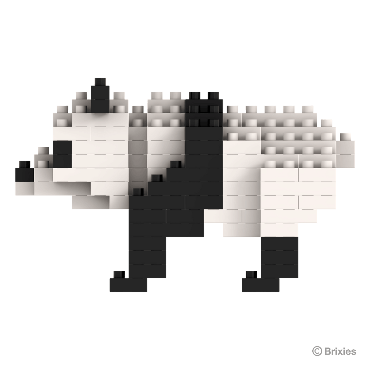 BRIXIES Panda Bear (standing)