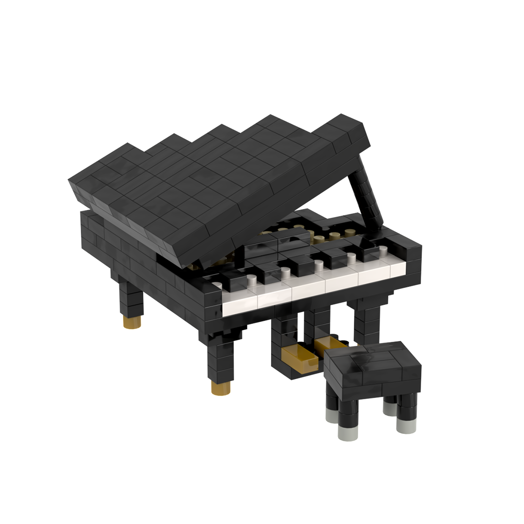 BRIXIES piano (grand piano) black