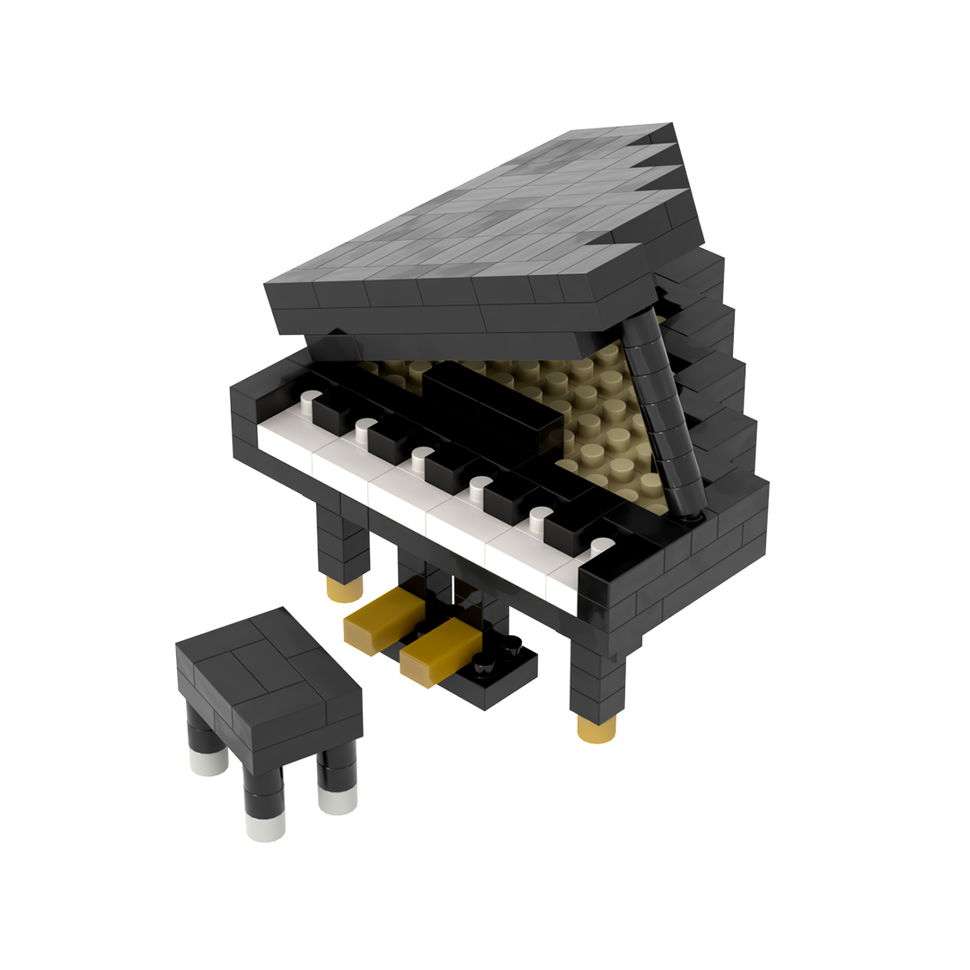 BRIXIES piano (grand piano) black