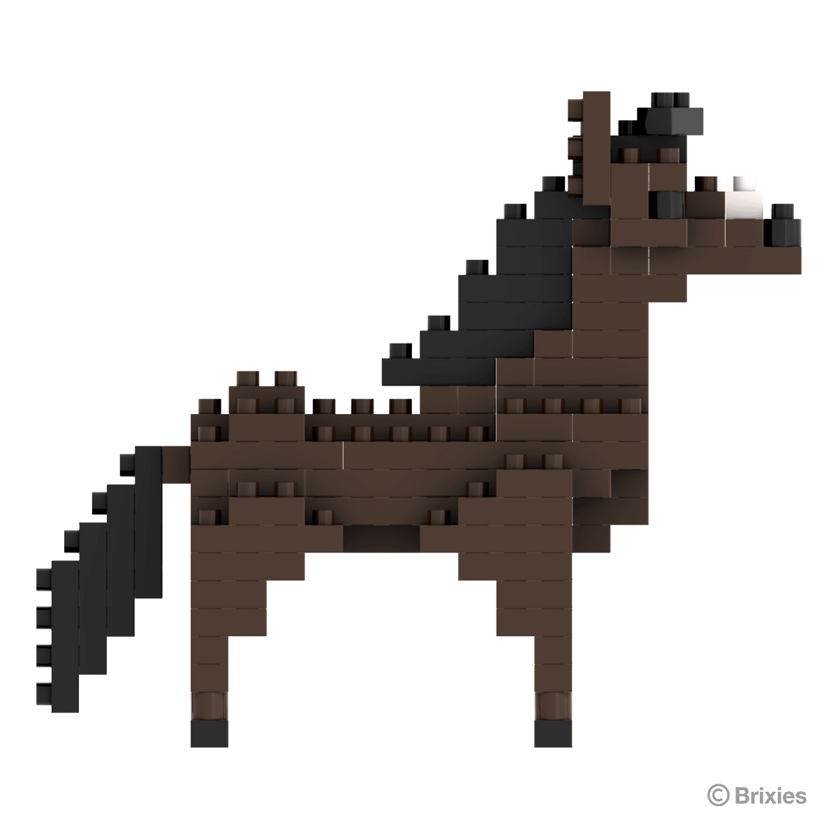 Pferd hellbraun / horse light brown