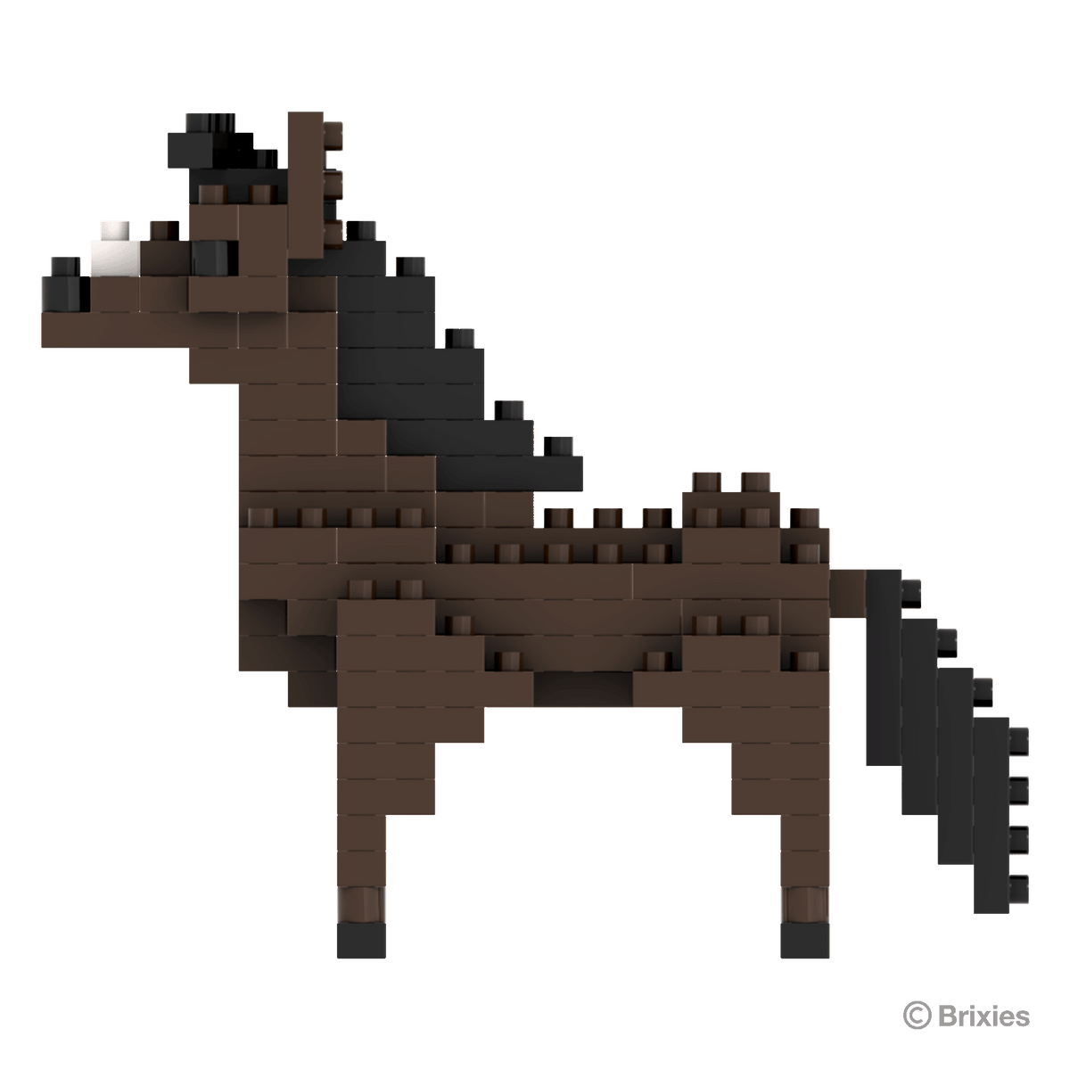Pferd hellbraun / horse light brown