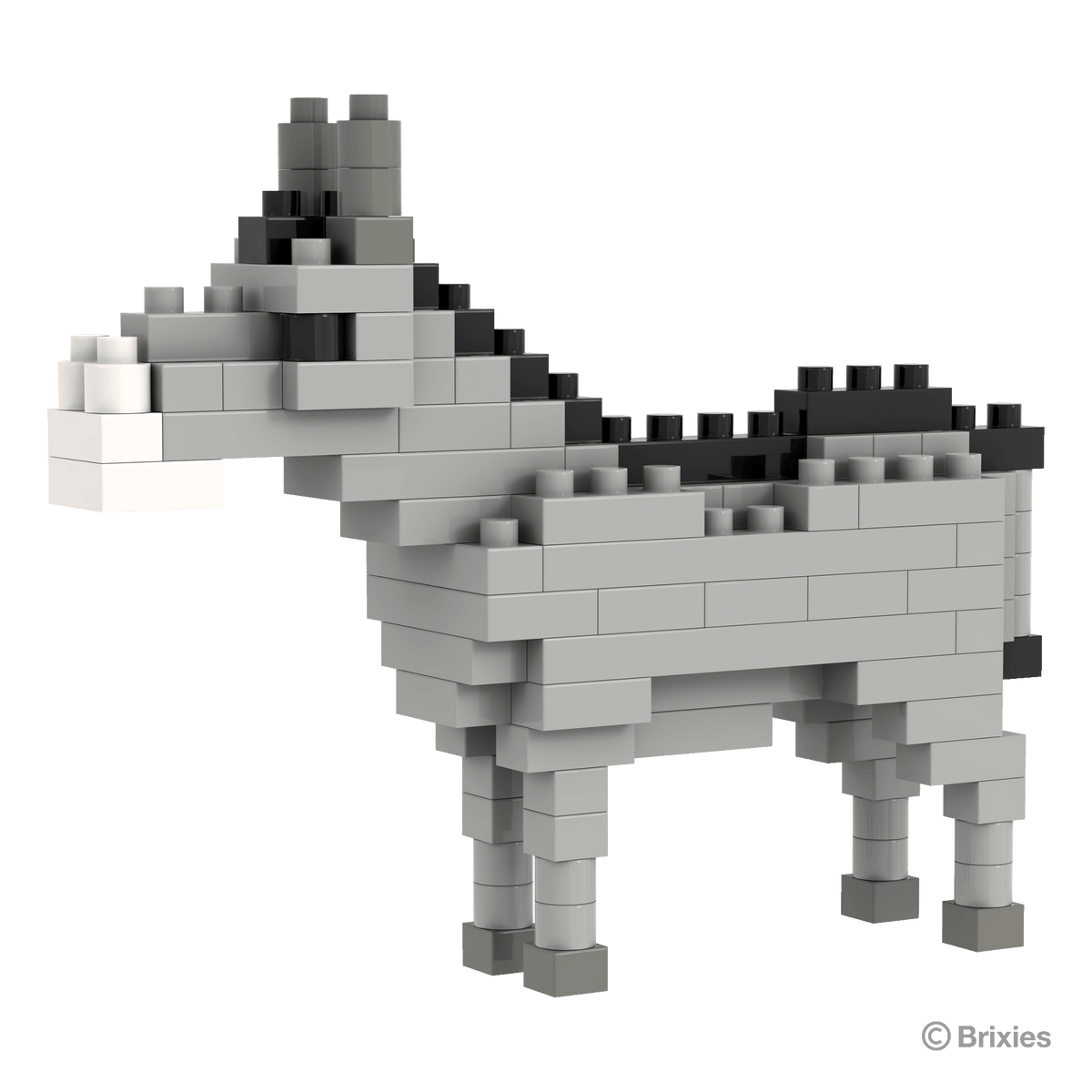 BRIXIES Donkey grey / Gray donkey