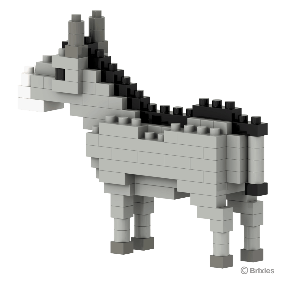 BRIXIES Donkey grey / Gray donkey