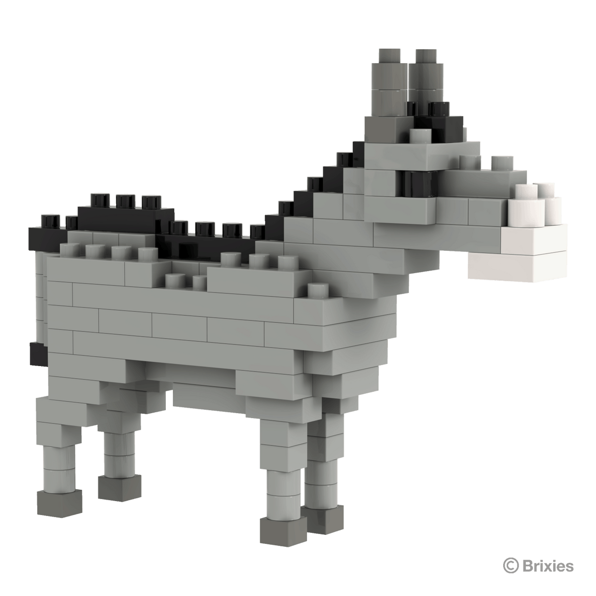 BRIXIES Donkey grey / Gray donkey