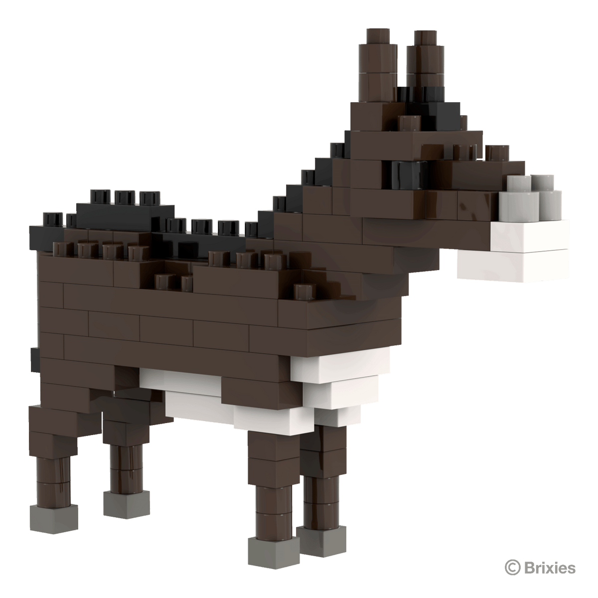BRIXIES Donkey brown / Brown donkey