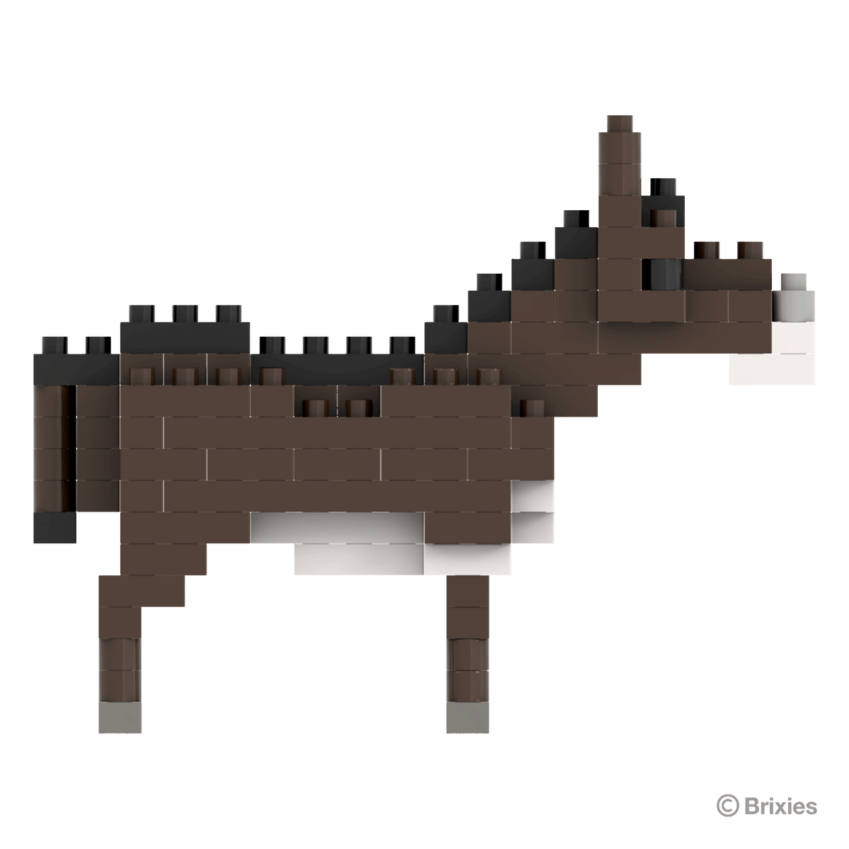 BRIXIES Donkey brown / Brown donkey