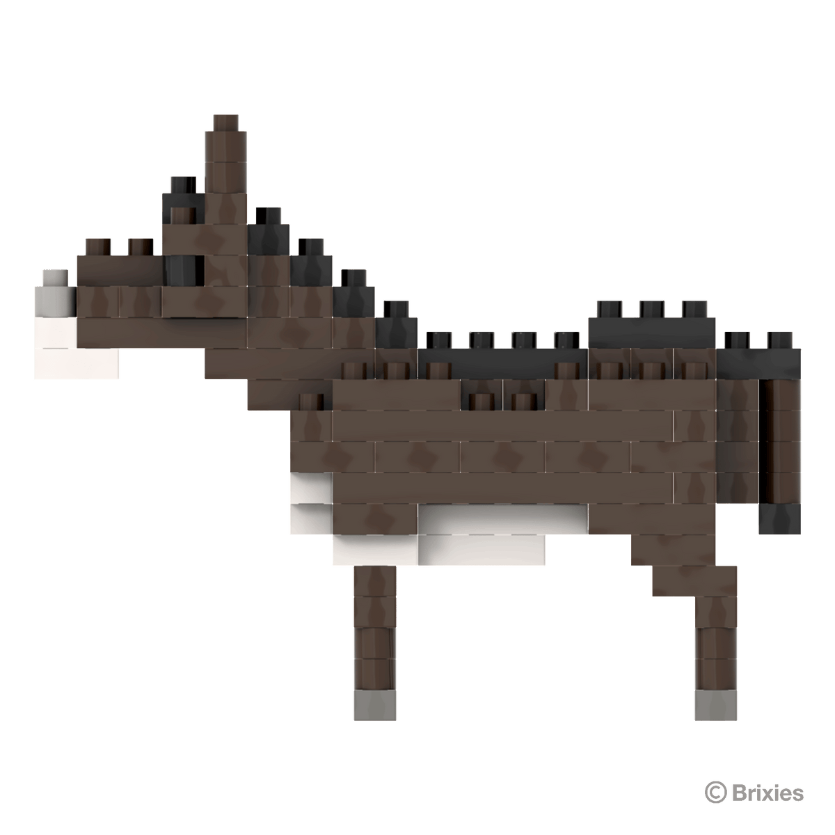 BRIXIES Donkey brown / Brown donkey