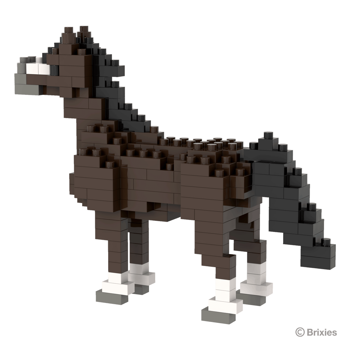 BRIXIES Horse dark brown