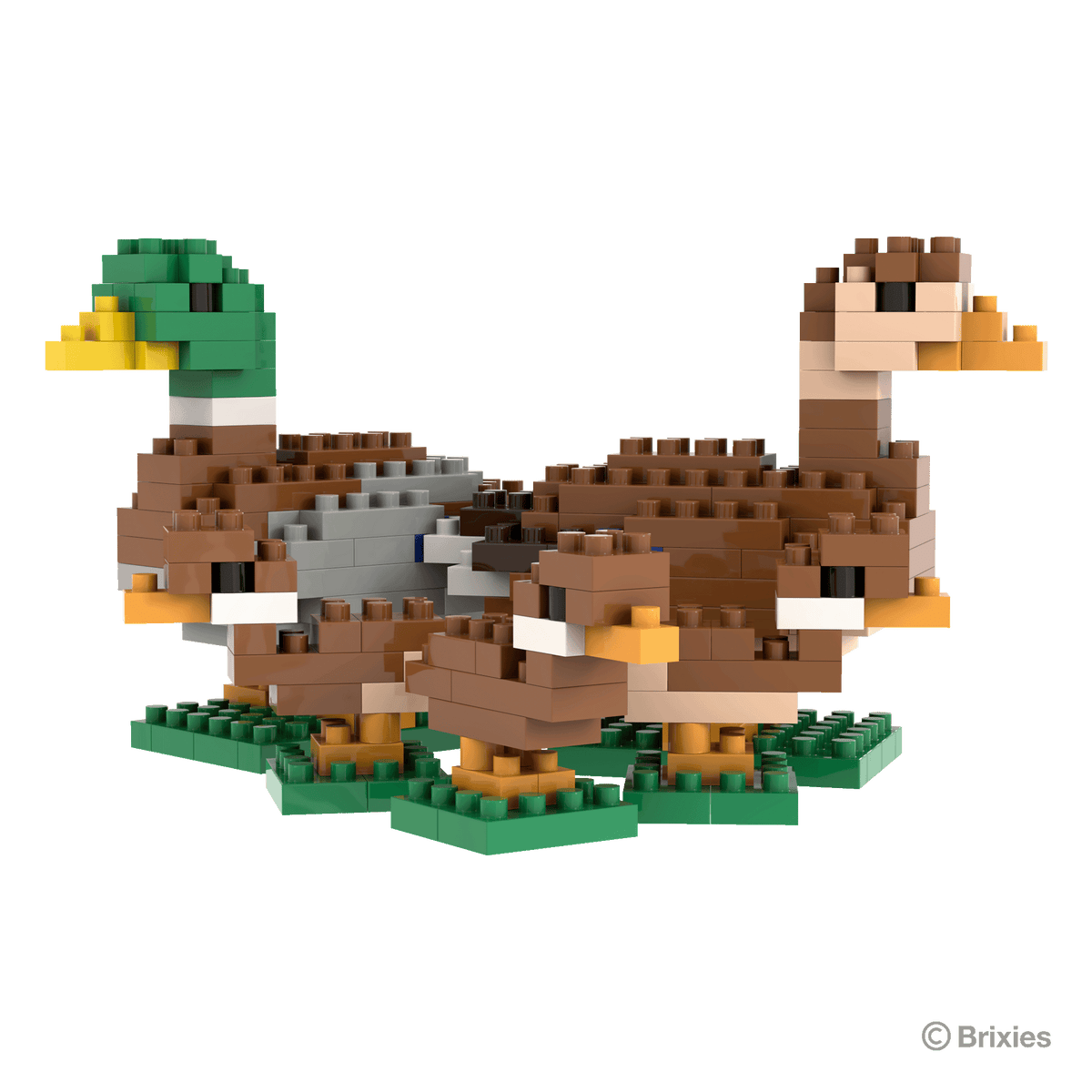 BRIXIES Duck Family