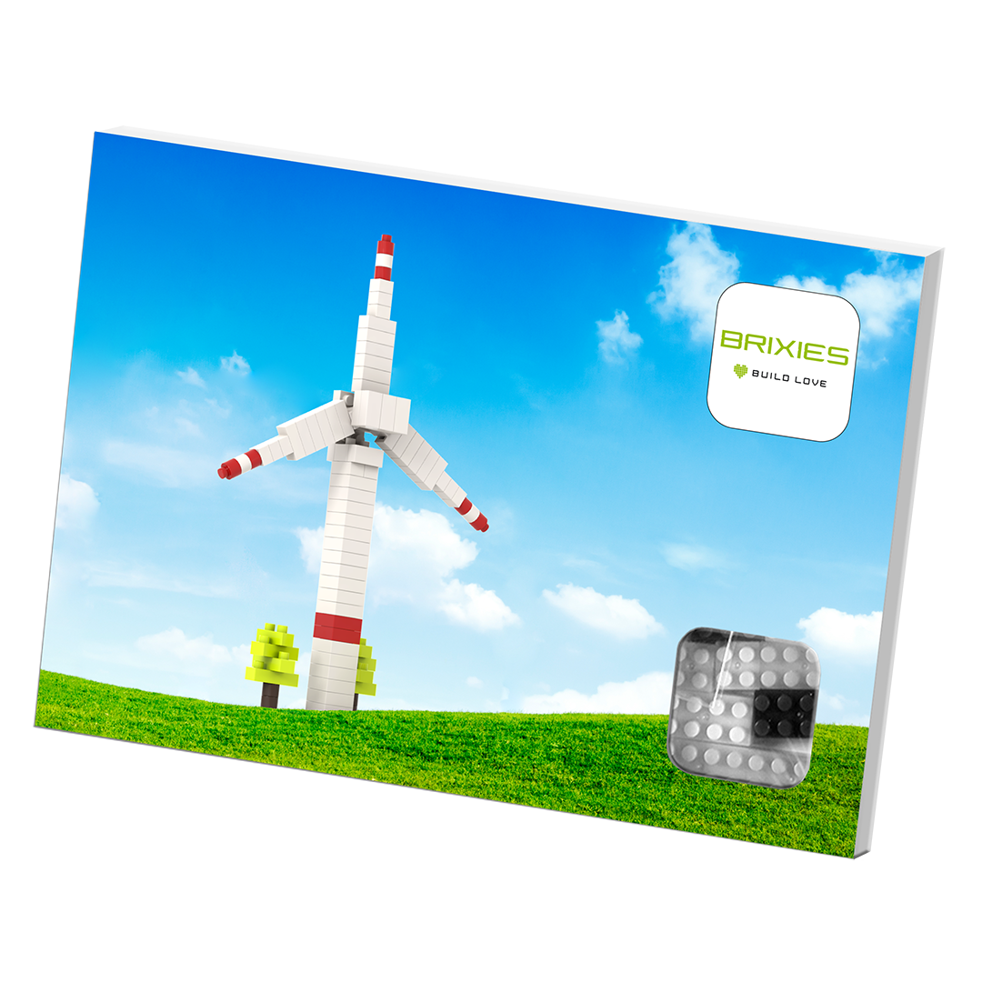 Postkarte Windrad