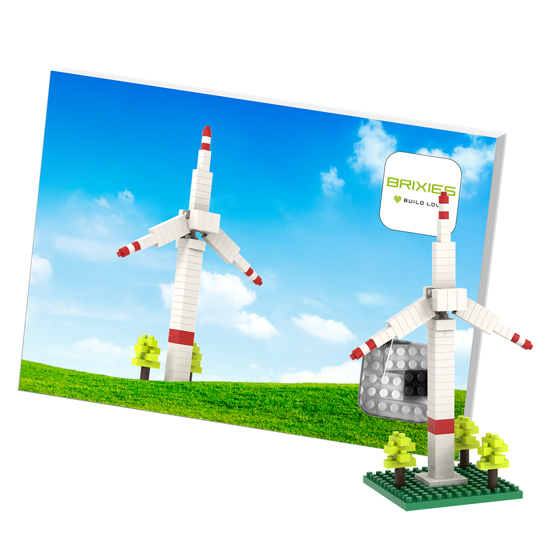 Postkarte Windrad