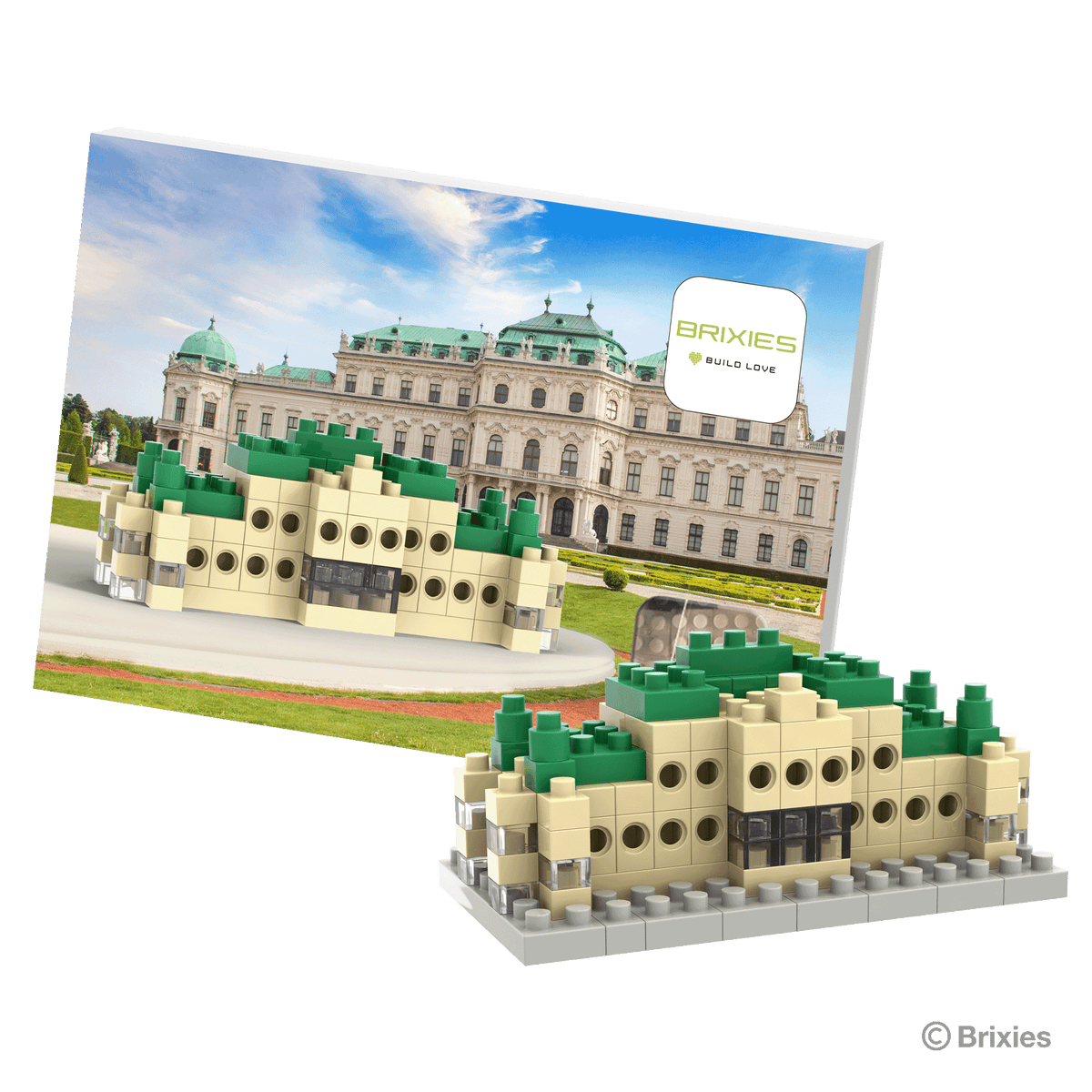 Schloss Belvedere Postkarte / Belvedere Palace postcard