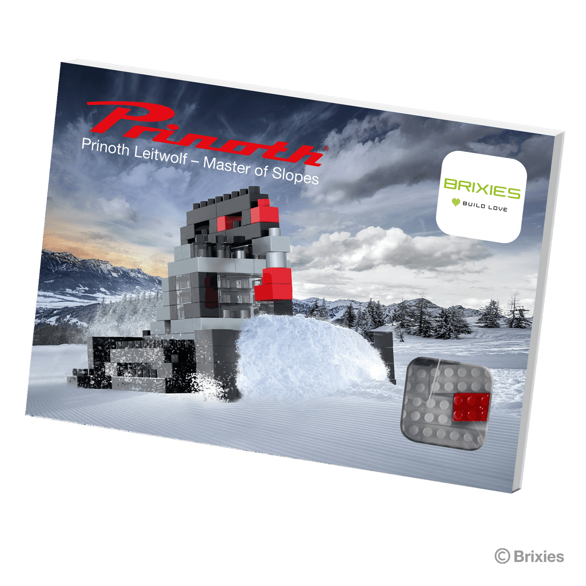 Postkarte Prinoth Leitwolf Pistenraupe