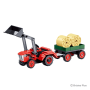 BRIXIES Plus tractor red / Tractor red