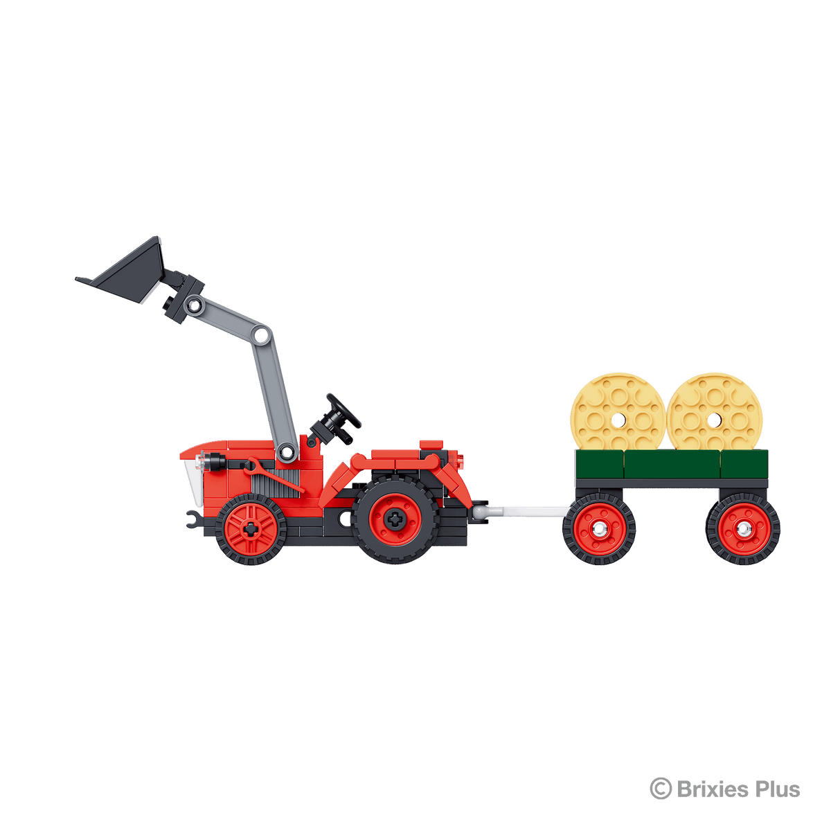 BRIXIES Plus tractor red / Tractor red