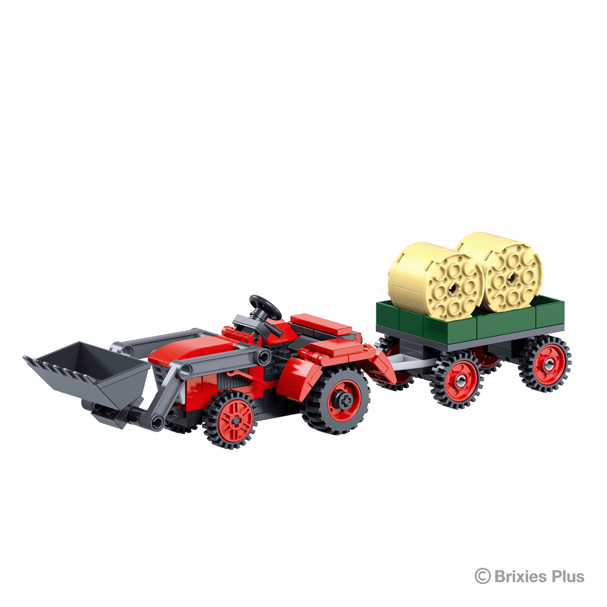 BRIXIES Plus tractor red / Tractor red
