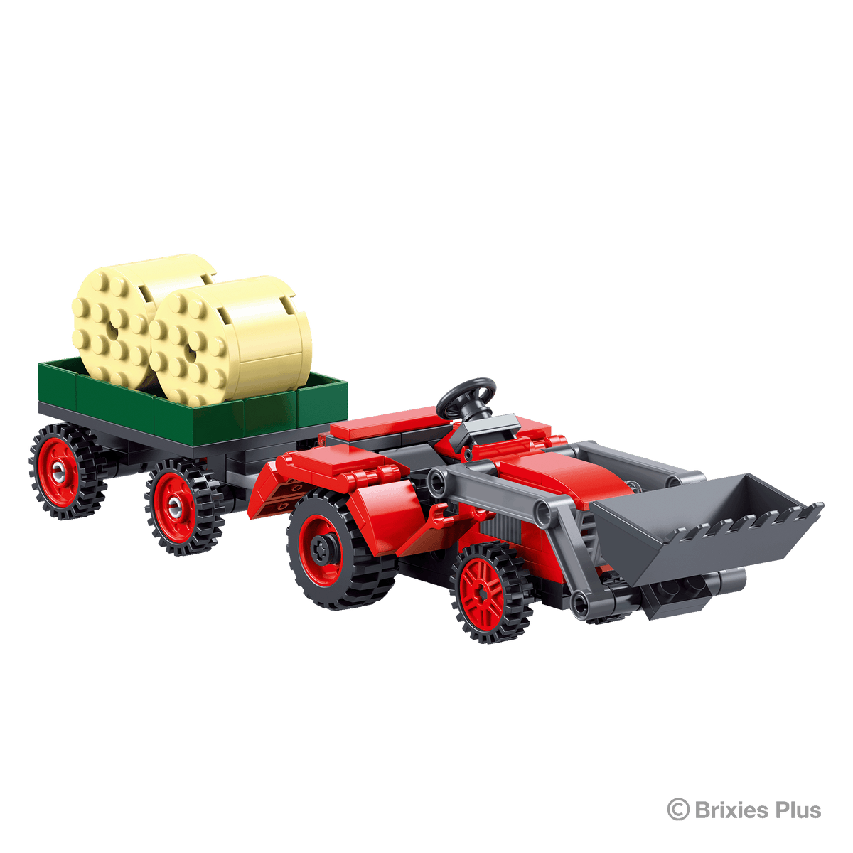 BRIXIES Plus tractor red / Tractor red