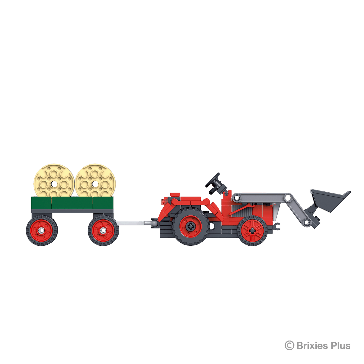 BRIXIES Plus tractor red / Tractor red