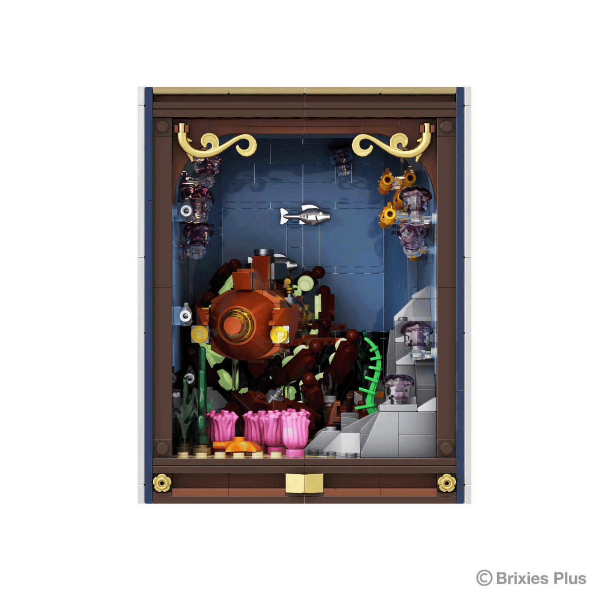 BRIXIES Plus Book Nook Ocean Discovery