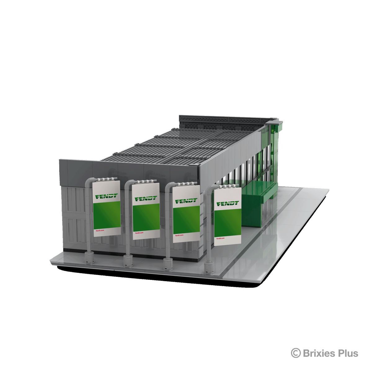 BRIXIES Plus Fendt Hall Diorama