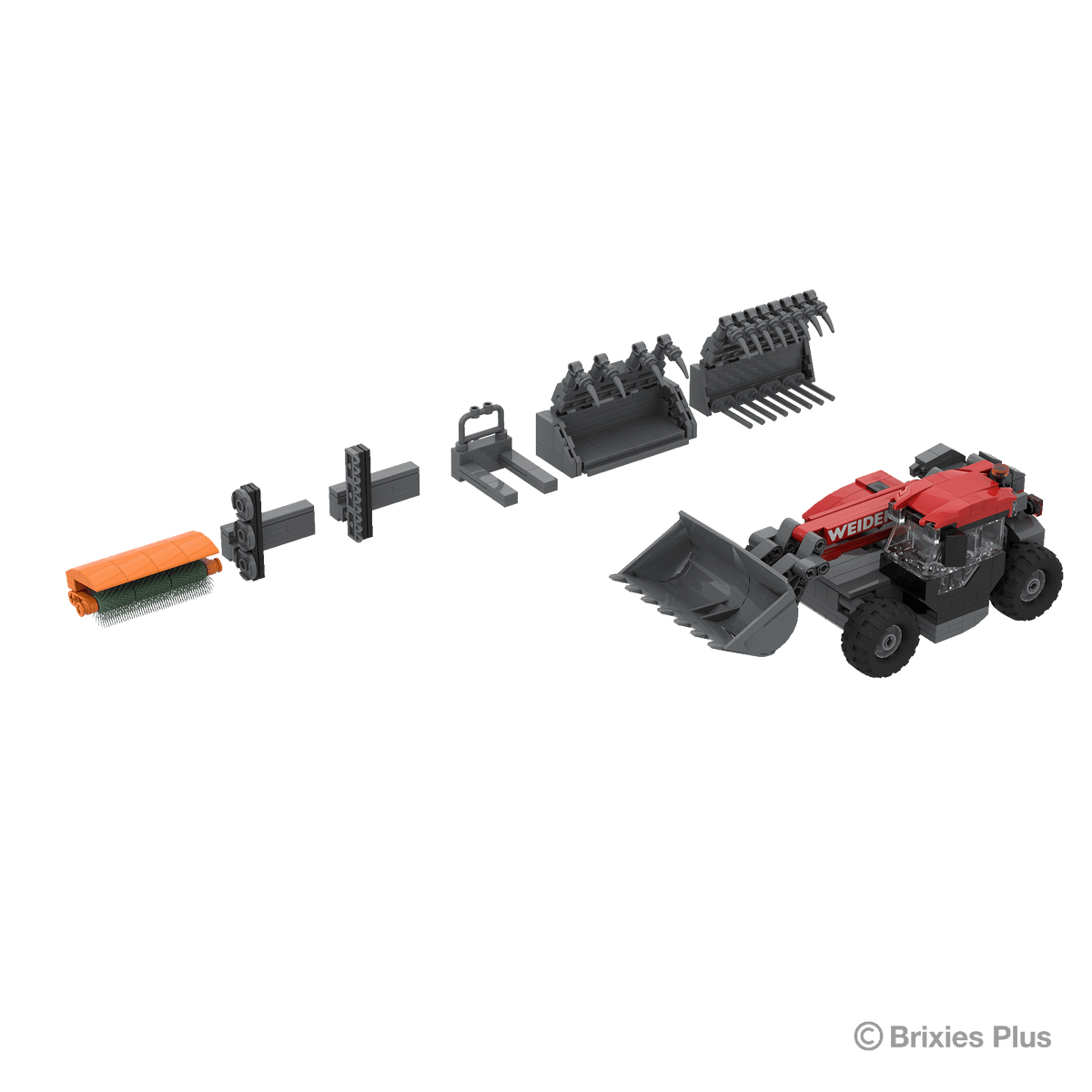 BRIXIES Plus Weidemann T6025 with accessories