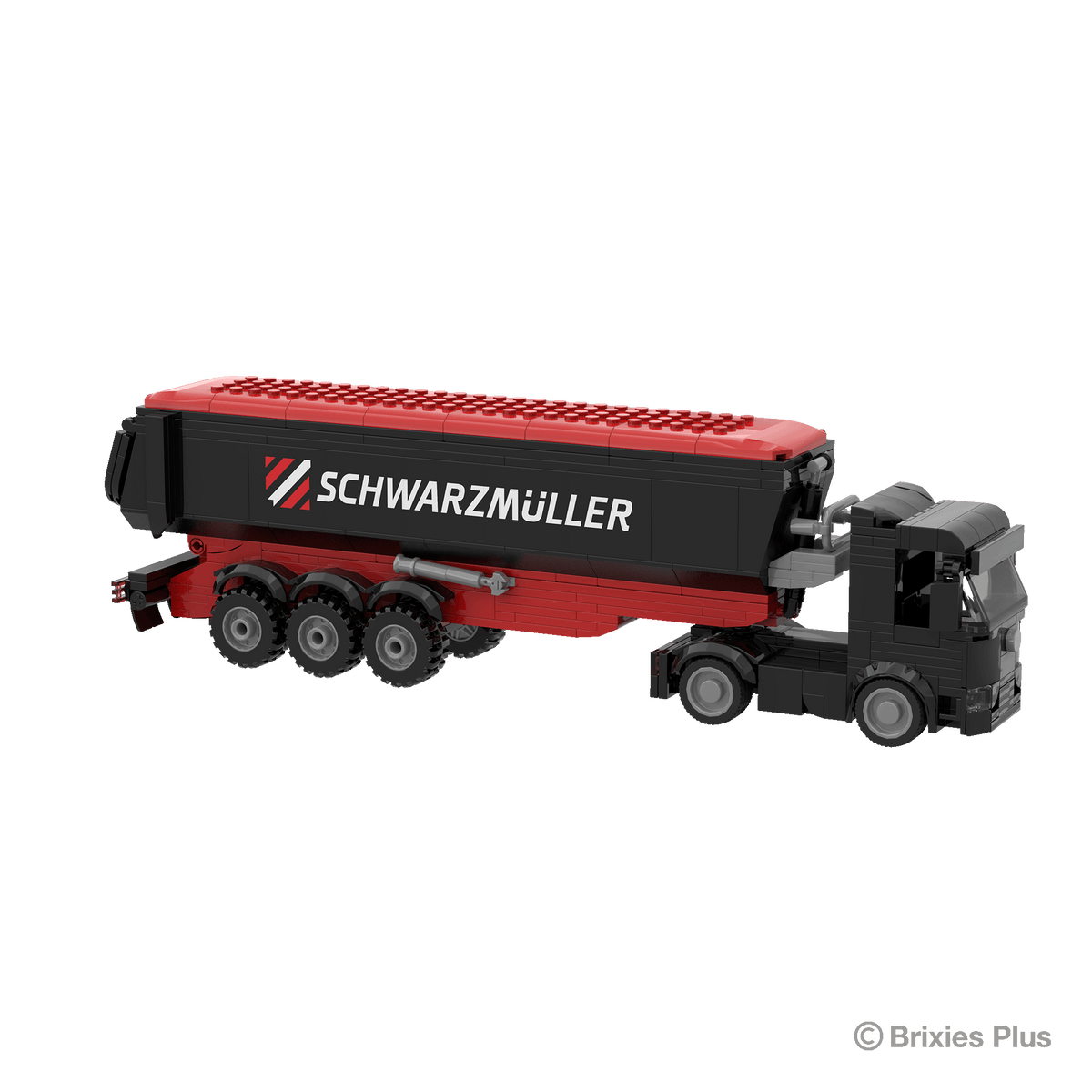 Schwarzmüller Zugmaschine plus Muldenanhänger