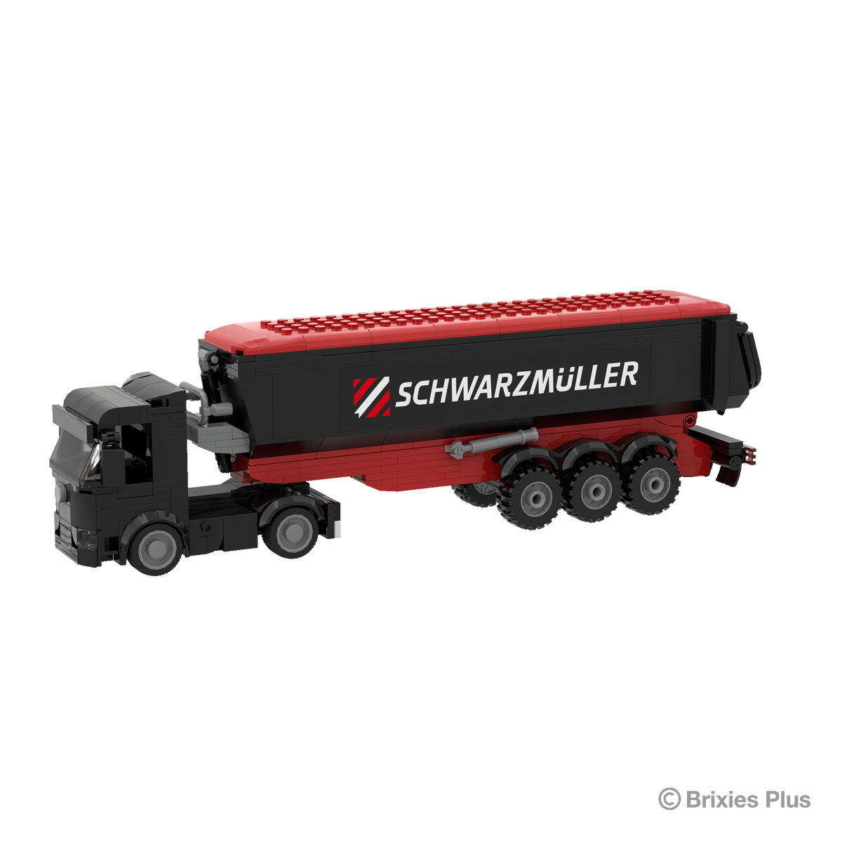 Schwarzmüller Zugmaschine plus Muldenanhänger