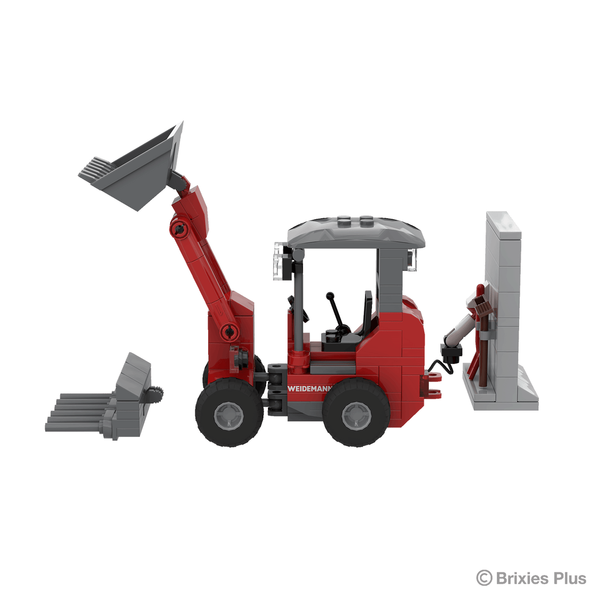 Weidemann 1190e mit Wallbox + Schaufel