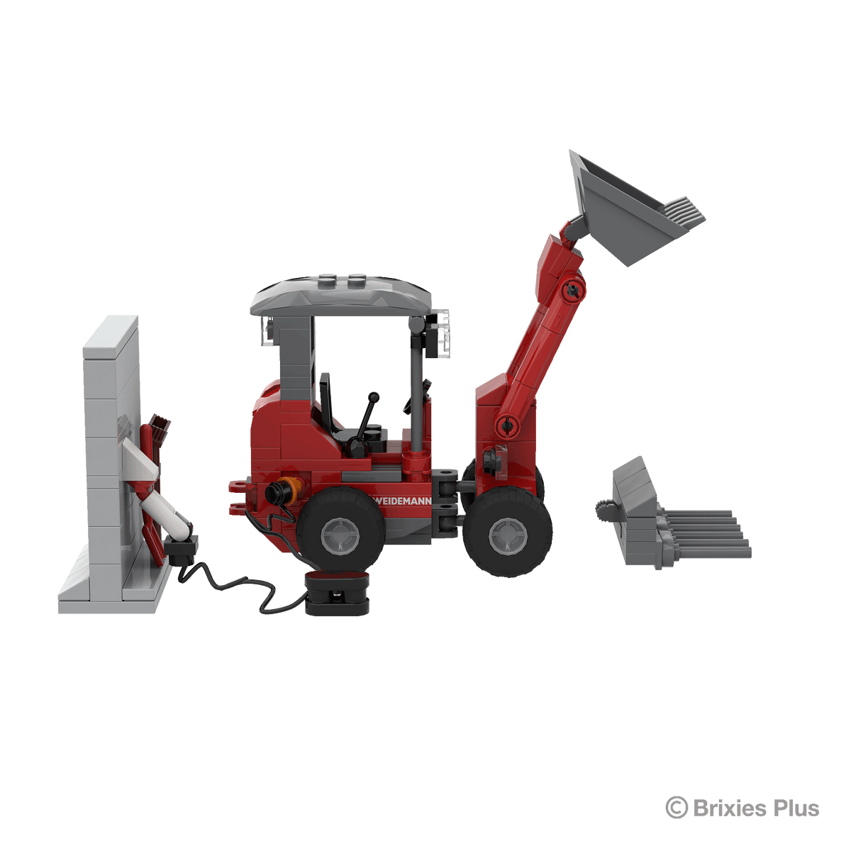 BRIXIES Plus Weidemann 1190e with Wallbox + Shovel
