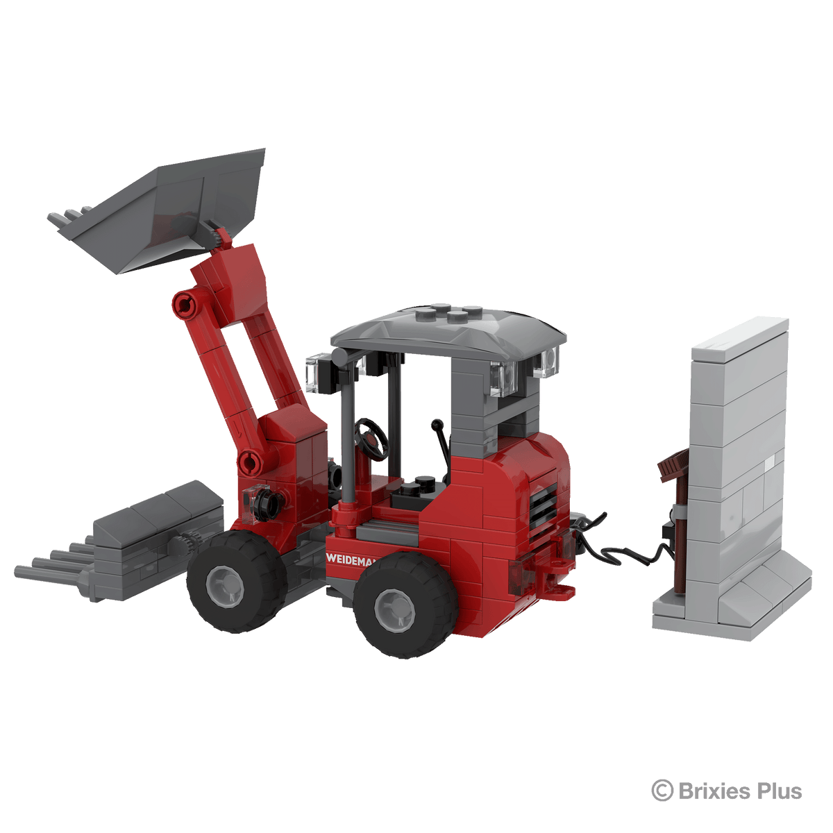 BRIXIES Plus Weidemann 1190e with Wallbox + Shovel