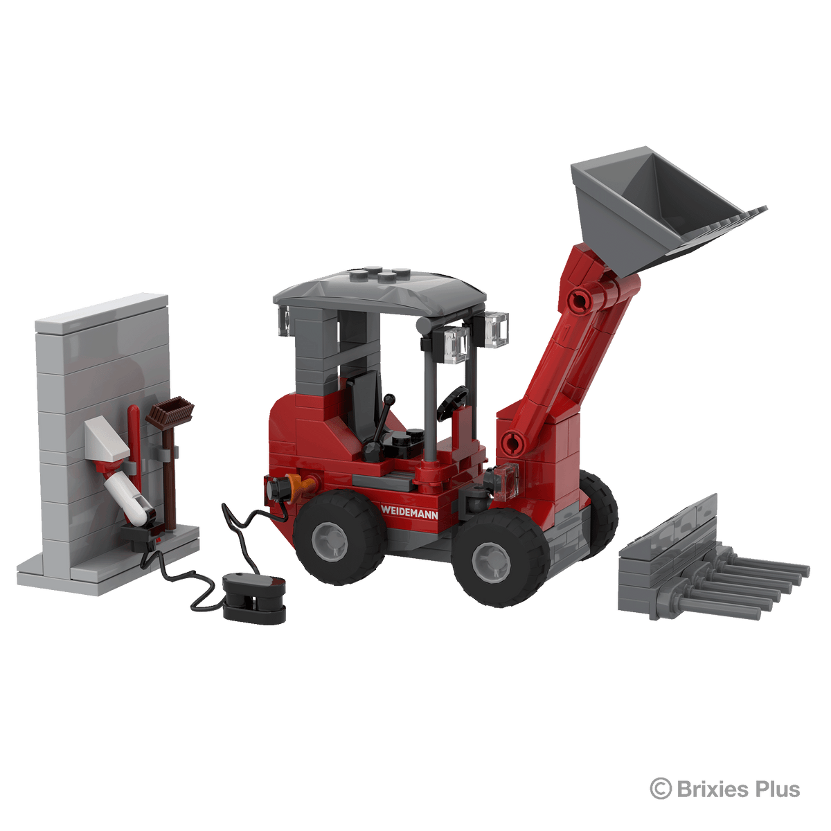 BRIXIES Plus Weidemann 1190e with Wallbox + Shovel