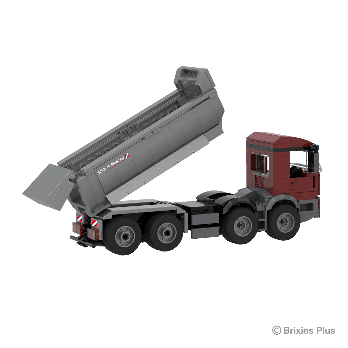 Schwarzmüller 4 Achs LKW mit Mulde