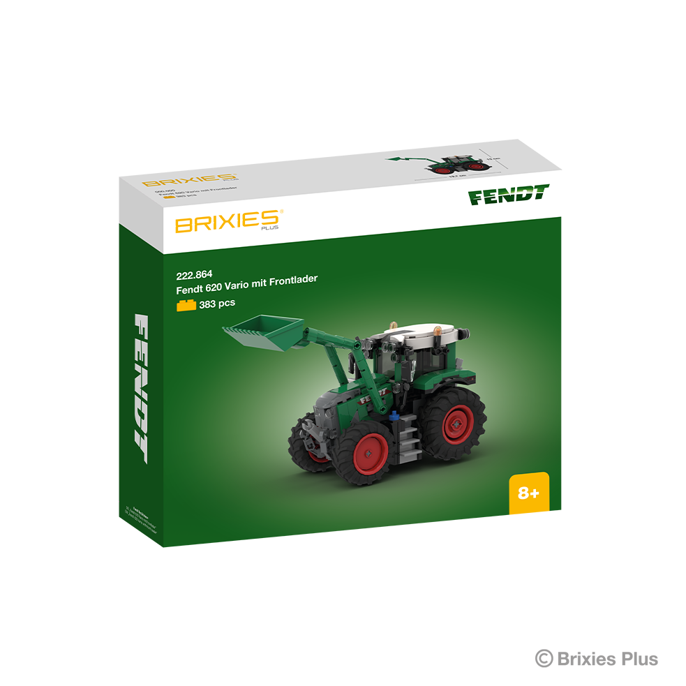 BRIXIES Plus Fendt 620 Vario with front loader