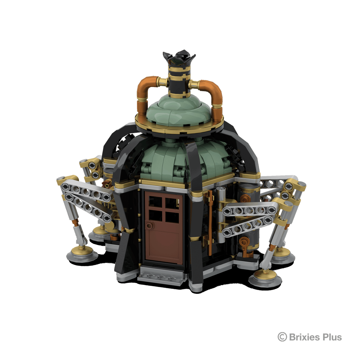 Steampunk Walking Kiosk