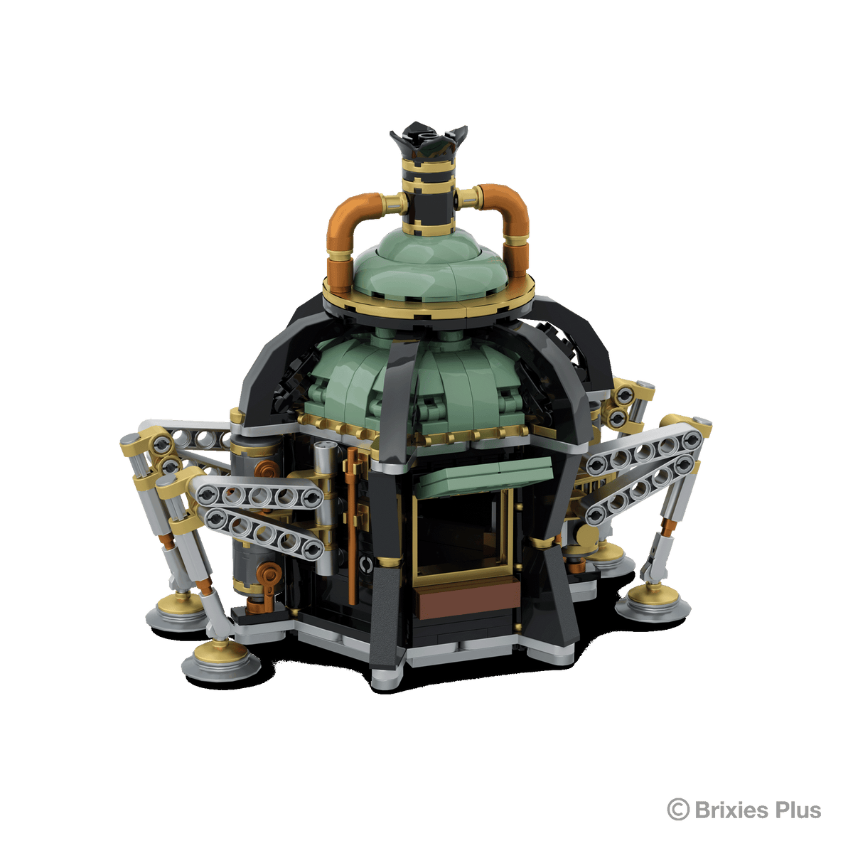 Steampunk Walking Kiosk