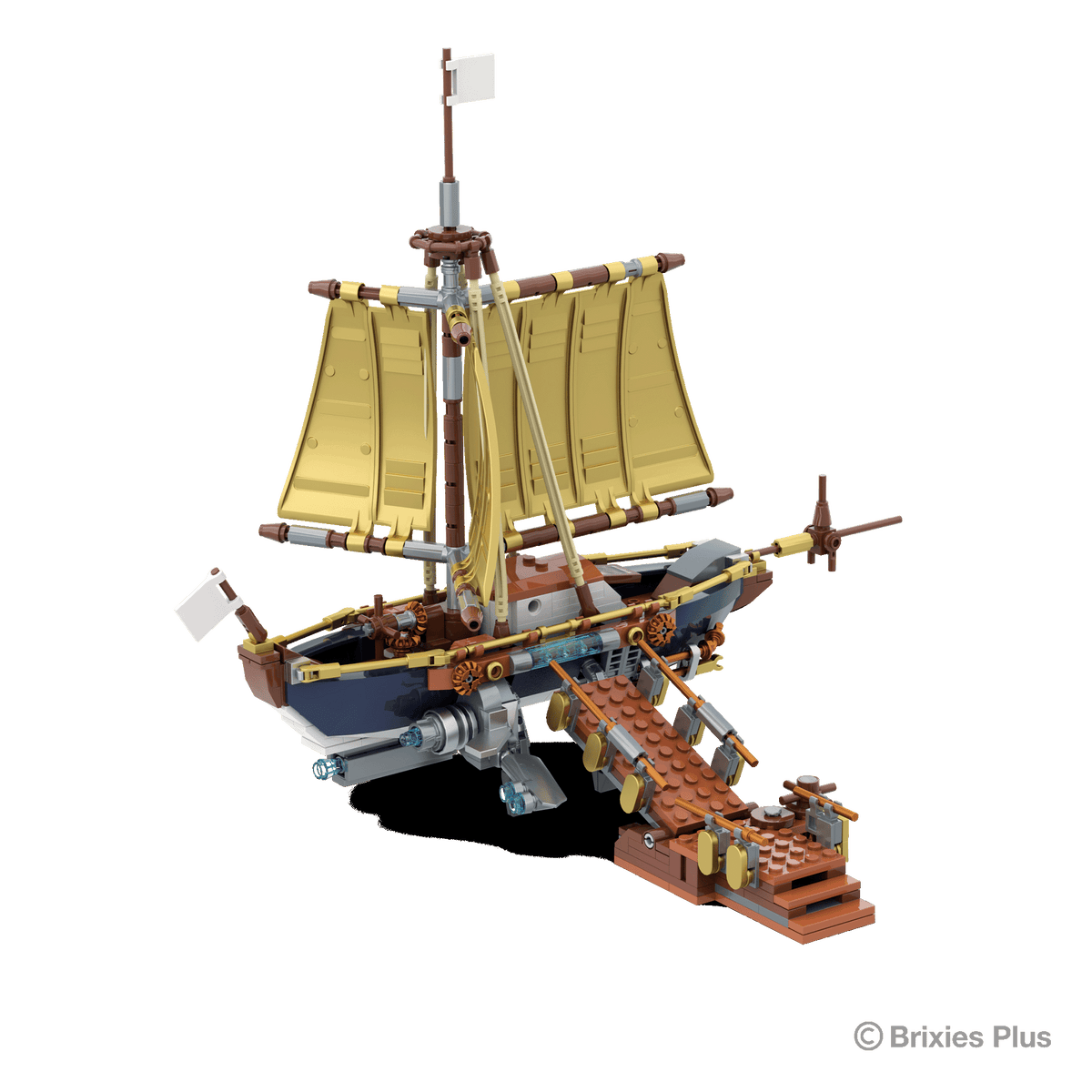 Steampunk Sailing Yacht