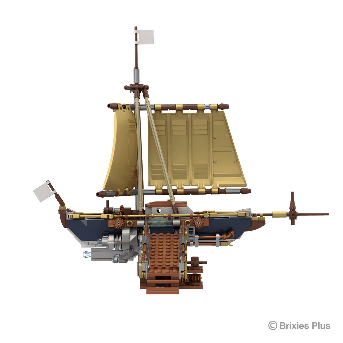 BRIXIES Plus Steampunk Race Car