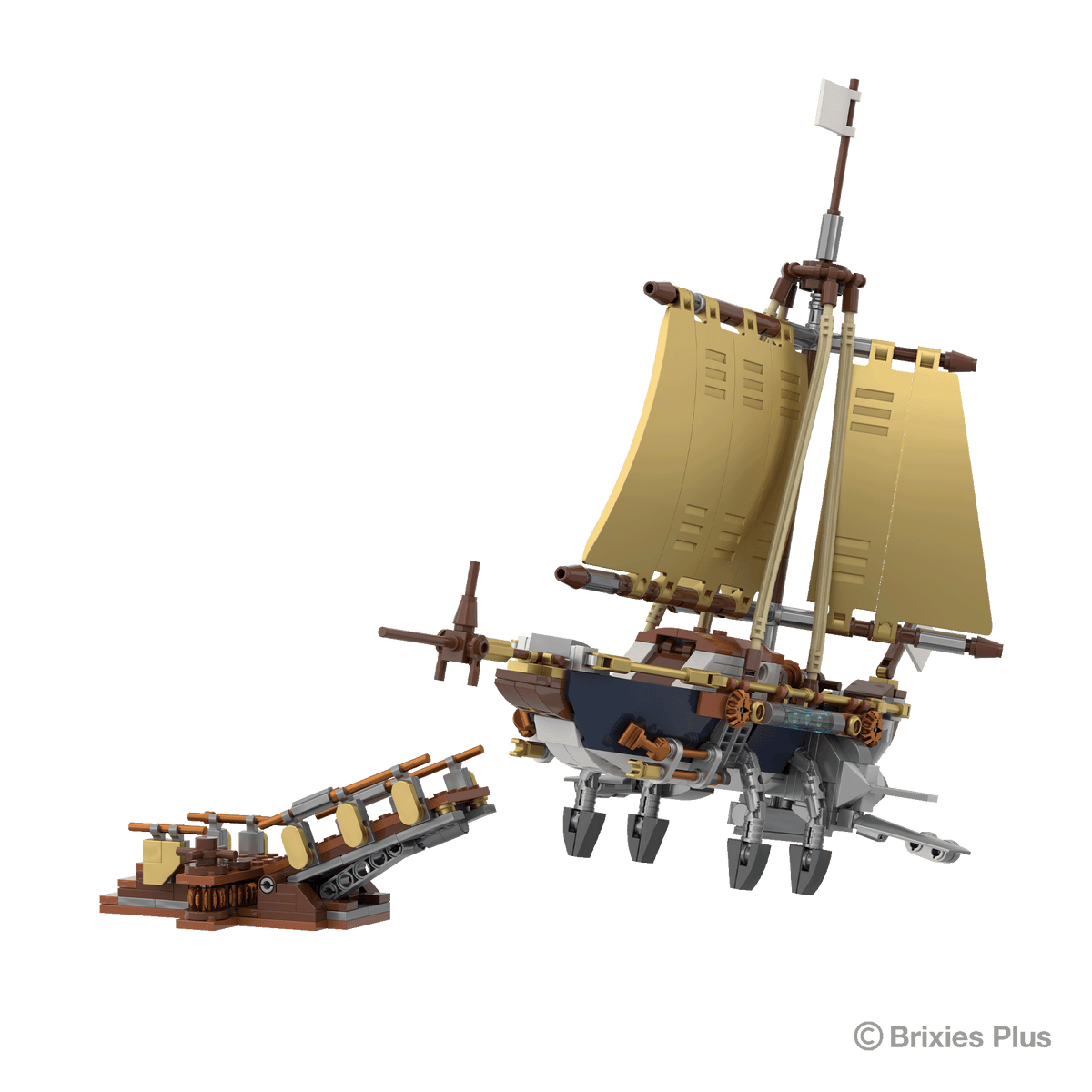 BRIXIES Plus Steampunk Race Car