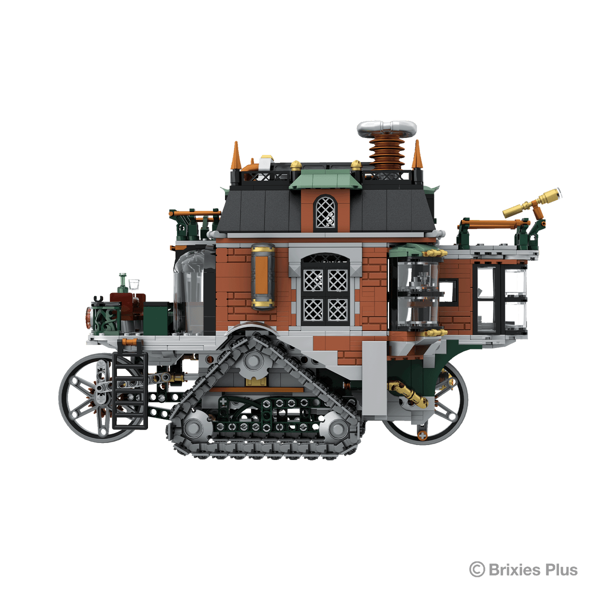 BRIXIES Plus Steampunk Race Car