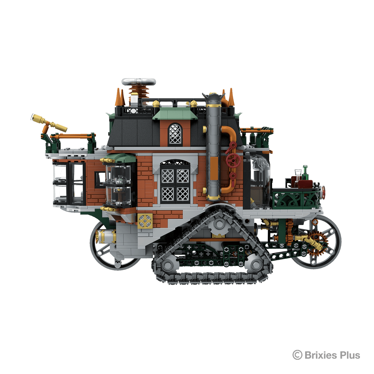 BRIXIES Plus Steampunk Race Car