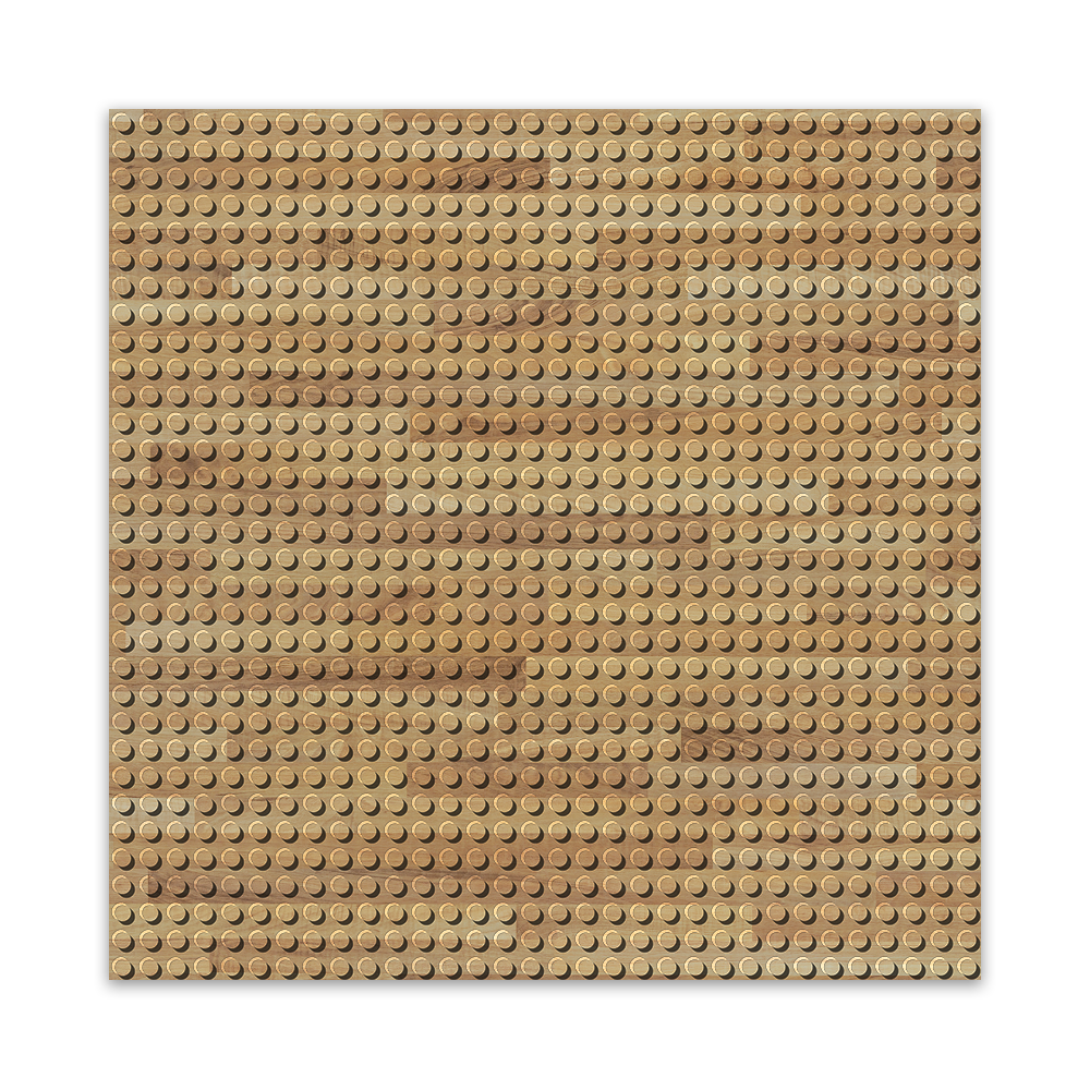 Bedruckte Bauplatten nach Wunsch Weiß  32 x 32