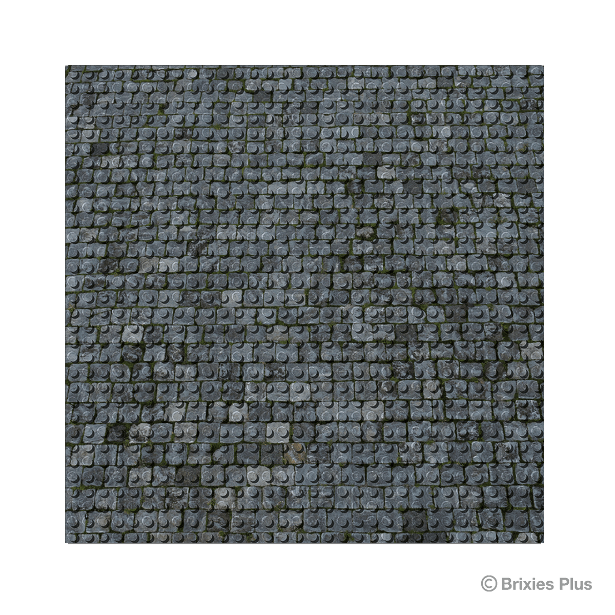 BRIXIES Plus Designer Plate Cobblestone 32 x 32 Studs