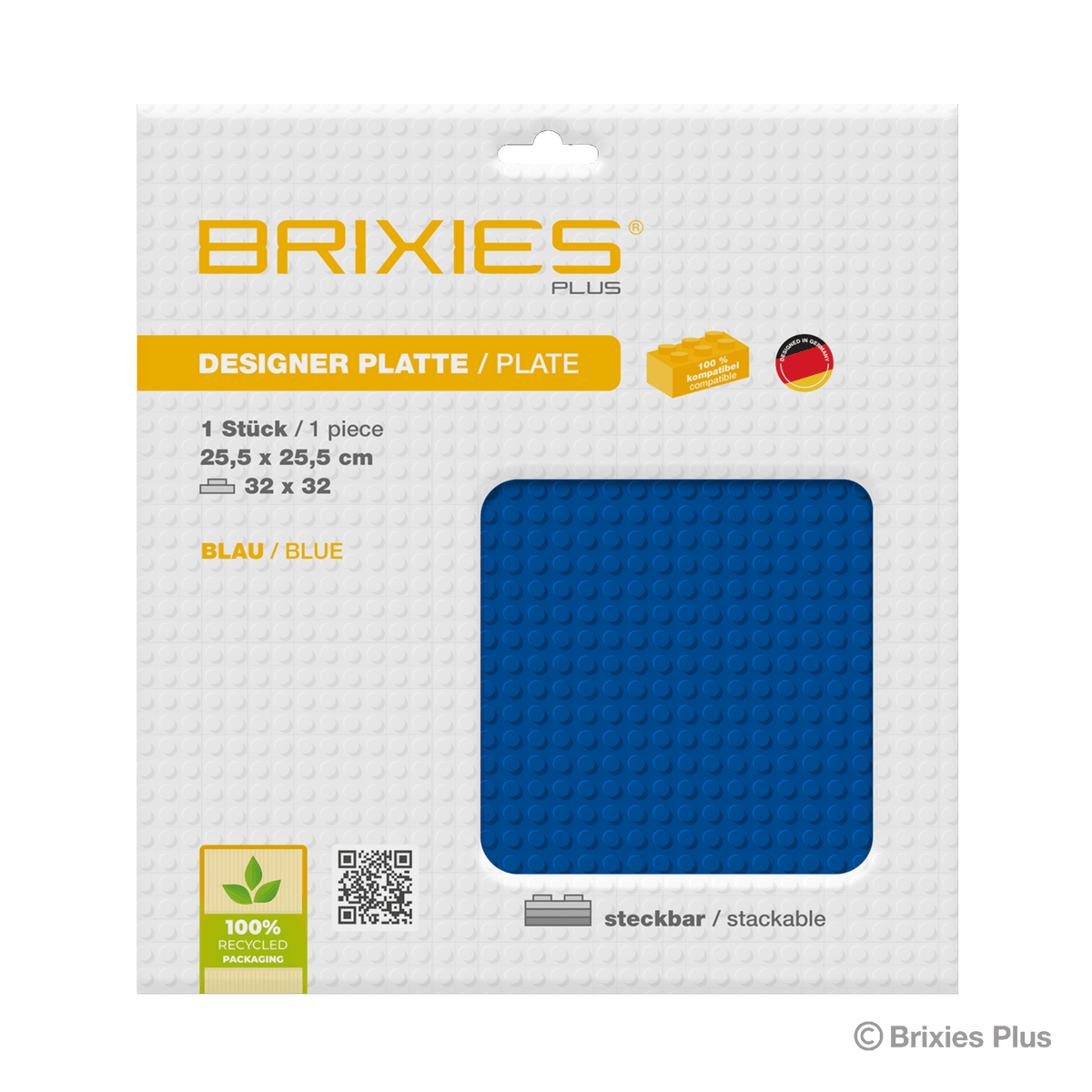 Basis Platte Blau 32 x 32 Noppen