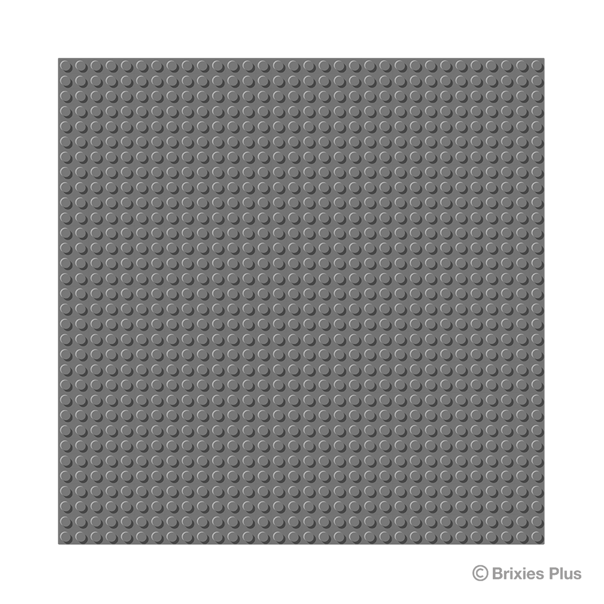BRIXIES Plus base plate dark gray 32 x 32 studs