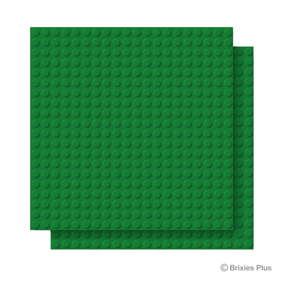 Basis Platte Grün 20 x 20 Noppen Doppelpack