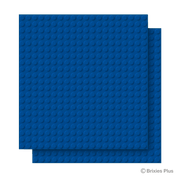 BRIXIES Plus Base Plate Blue 20 x 20 Studs Double Pack