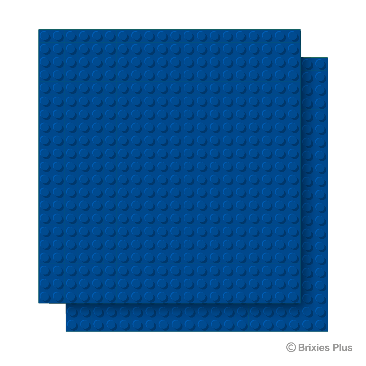Basis Platte Blau 20 x 20 Noppen Doppelpack
