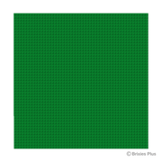 BRIXIES Plus base plate green 50 x 50 studs
