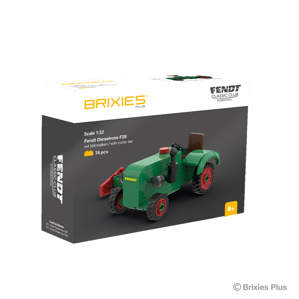 BRIXIES Plus Fendt Dieselross F28 (with cutter bar) Classic Club Collection