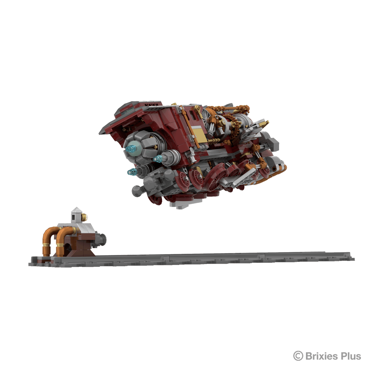 BRIXIES Plus Steampunk Race Car